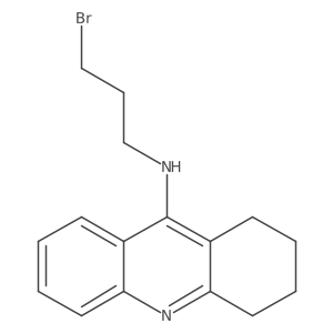 N-(3-Bromopropyl)-1,2,3,4-tetrahydro-9-acridinamine结构式
