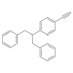 6-(Dibenzylamino)nicotinonitrile Structure