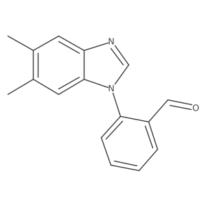 2-(5,6-Dimethyl-1H-benzimidazol-1-yl)benzaldehyde结构式