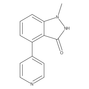 1-methyl-4-pyridin-4-yl-2H-indazol-3-one Structure