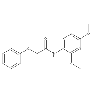 N-(2,4-dimethoxypyrimidin-5-yl)-2-phenoxyacetamide结构式