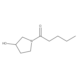 1-(3-Hydroxypyrrolidin-1-yl)pentan-1-one Structure