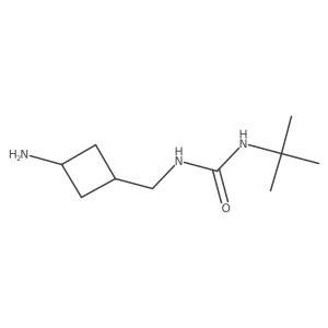 1-[(3-Aminocyclobutyl)methyl]-3-tert-butylurea Structure