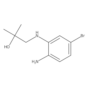 1-[(2-amino-5-bromophenyl)amino]-2-methyl-2-Propanol Structure