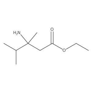 Ethyl 3-amino-3,4-dimethylpentanoate Structure