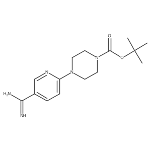 Tert-butyl 4-(5-carbamimidoylpyridin-2-yl)piperazine-1-carboxylate Structure