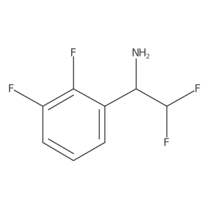 1-(2,3-Difluorophenyl)-2,2-difluoroethan-1-amine Structure