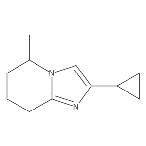 2-cyclopropyl-5-methyl-5H,6H,7H,8H-imidazo[1,2-a]pyridine Structure