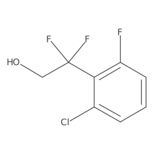 2-(2-Chloro-6-fluorophenyl)-2,2-difluoroethan-1-ol Structure