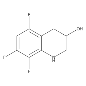 5,7,8-Trifluoro-1,2,3,4-tetrahydroquinolin-3-ol Structure