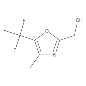 (4-Methyl-5-(trifluoromethyl)oxazol-2-yl)methanol Structure