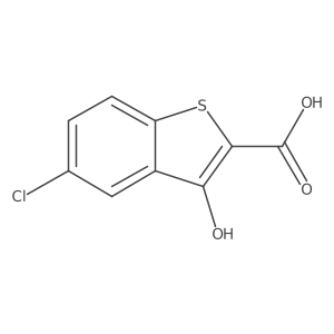 5-Chloro-3-hydroxybenzo[b]thiophene-2-carboxylic acid Structure
