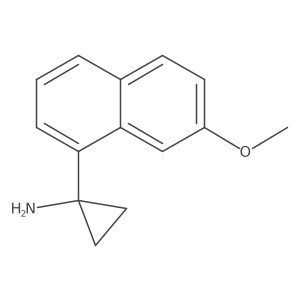 1-(7-Methoxy-1-naphthyl)cyclopropanamine Structure