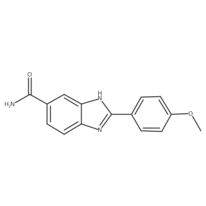 2-(4-Methoxyphenyl)-1H-benzo[d]imidazole-5-carboxamide Structure