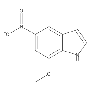 7-methoxy-5-nitro-1H-indole Structure