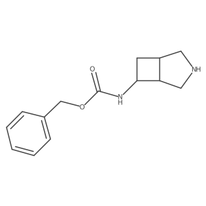 benzyl N-{3-azabicyclo[3.2.0]heptan-6-yl}carbamate Structure