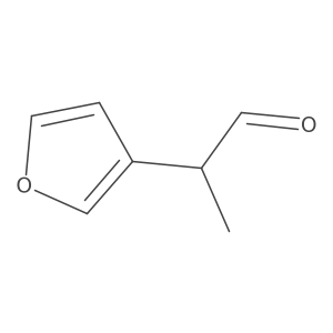 2-(Furan-3-yl)propanal结构式
