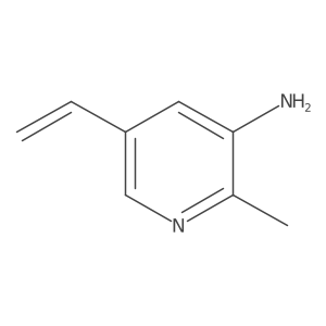 2-Methyl-5-vinylpyridin-3-amine Structure