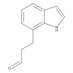 3-(1H-indol-7-yl)propanal结构式