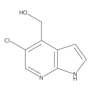 5-Chloro-1H-pyrrolo[2,3-b]pyridine-4-methanol Structure