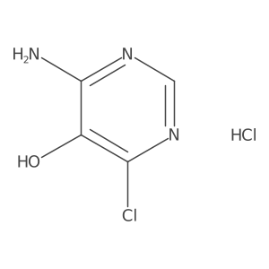 4-Amino-6-chloropyrimidin-5-ol hydrochloride结构式