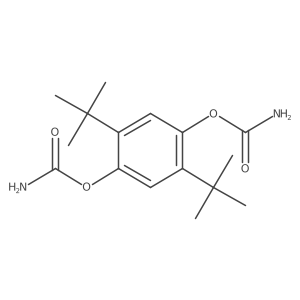 1,4-Benzenediol, 2,5-bis(1,1-dimethylethyl)-, 1,4-dicarbamate结构式