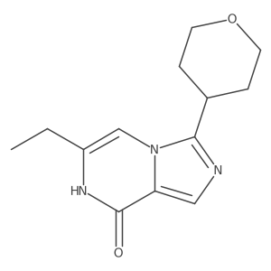 6-Ethyl-3-(tetrahydro-2H-pyran-4-yl)-imidazo[1,5-a]pyrazin-8(7h)-one Structure