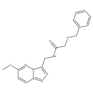 2-(benzyloxy)-N-((6-methoxy-[1,2,4]triazolo[4,3-b]pyridazin-3-yl)methyl)acetamide Structure