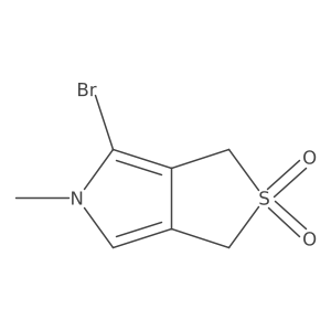 4-Bromo-5-methyl-1,3-dihydrothieno[3,4-c]pyrrole 2,2-dioxide Structure