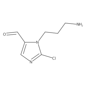 1-(3-Aminopropyl)-2-chloro-1H-imidazole-5-carbaldehyde Structure