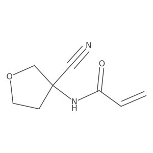 N-(3-cyanooxolan-3-yl)prop-2-enamide Structure