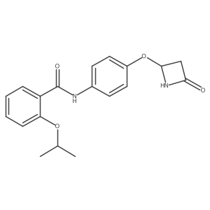N-{4-[(4-oxoazetidin-2-yl)oxy]phenyl}-2-(propan-2-yloxy)benzamide Structure