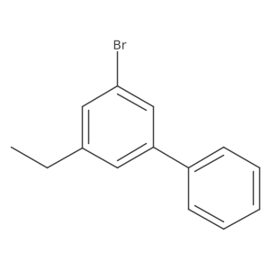 3-Bromo-5-ethyl-1,1'-biphenyl Structure