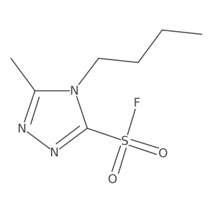 4-butyl-5-methyl-4H-1,2,4-triazole-3-sulfonyl fluoride结构式