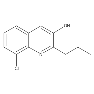 8-Chloro-2-propylquinolin-3-ol结构式