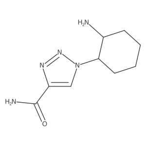 rac-1-[(1R,2S)-2-aminocyclohexyl]-1H-1,2,3-triazole-4-carboxamide Structure