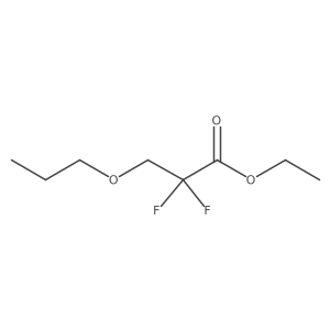 Ethyl 2,2-difluoro-3-propoxypropanoate Structure