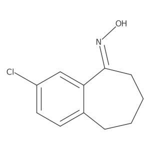 3-Chloro-6,7,8,9-tetrahydro-5H-benzocyclohepten-5-one oxime Structure