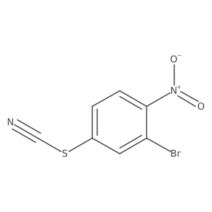 3-Bromo-4-nitrophenylthiocyanate Structure