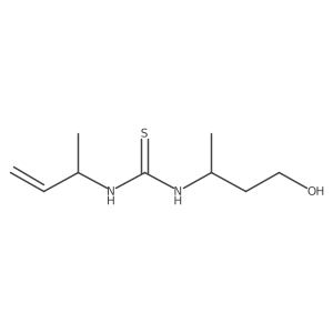 3-(But-3-en-2-yl)-1-(4-hydroxybutan-2-yl)thiourea Structure