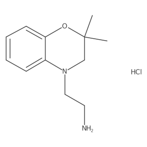 2-(2,2-dimethyl-3,4-dihydro-2H-1,4-benzoxazin-4-yl)ethan-1-amine hydrochloride Structure