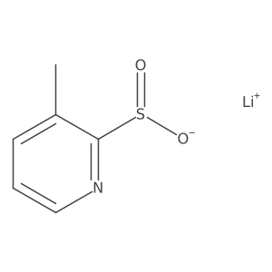 Lithium(1+) ion 3-methylpyridine-2-sulfinate Structure