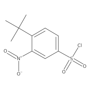 4-Tert-butyl-3-nitrobenzenesulfonyl chloride Structure