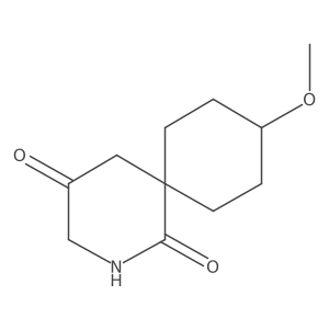 9-Methoxy-2-azaspiro[5.5]undecane-1,4-dione结构式