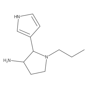 (2S,3R)-1-propyl-2-(1H-pyrrol-3-yl)pyrrolidin-3-amine Structure