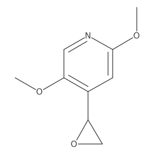 2,5-dimethoxy-4-[(2S)-oxiran-2-yl]pyridine结构式