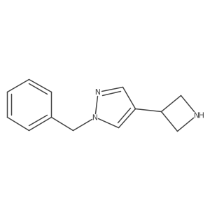 4-(azetidin-3-yl)-1-benzyl-1H-pyrazole结构式