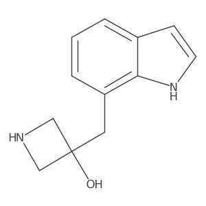 3-[(1H-indol-7-yl)methyl]azetidin-3-ol Structure
