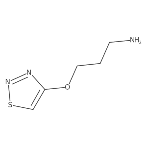 3-(1,2,3-Thiadiazol-4-yloxy)propan-1-amine Structure