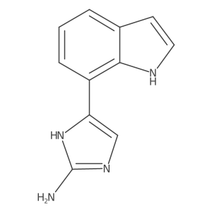 5-(1H-indol-7-yl)-1H-imidazol-2-amine Structure